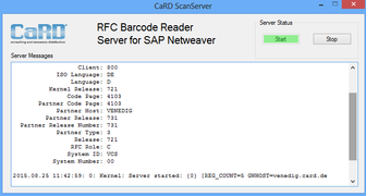 Barcode Scan Server SAP